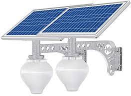 Peach Solar Garden Lights 15w Kit